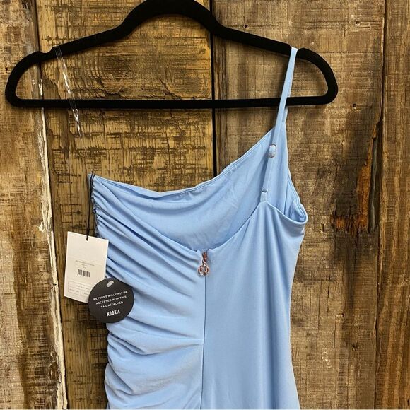 Nookie Aria One Shoulder Gown Blue
Dress maxi stretch Revolve NWT L - Picture 12 of 13
